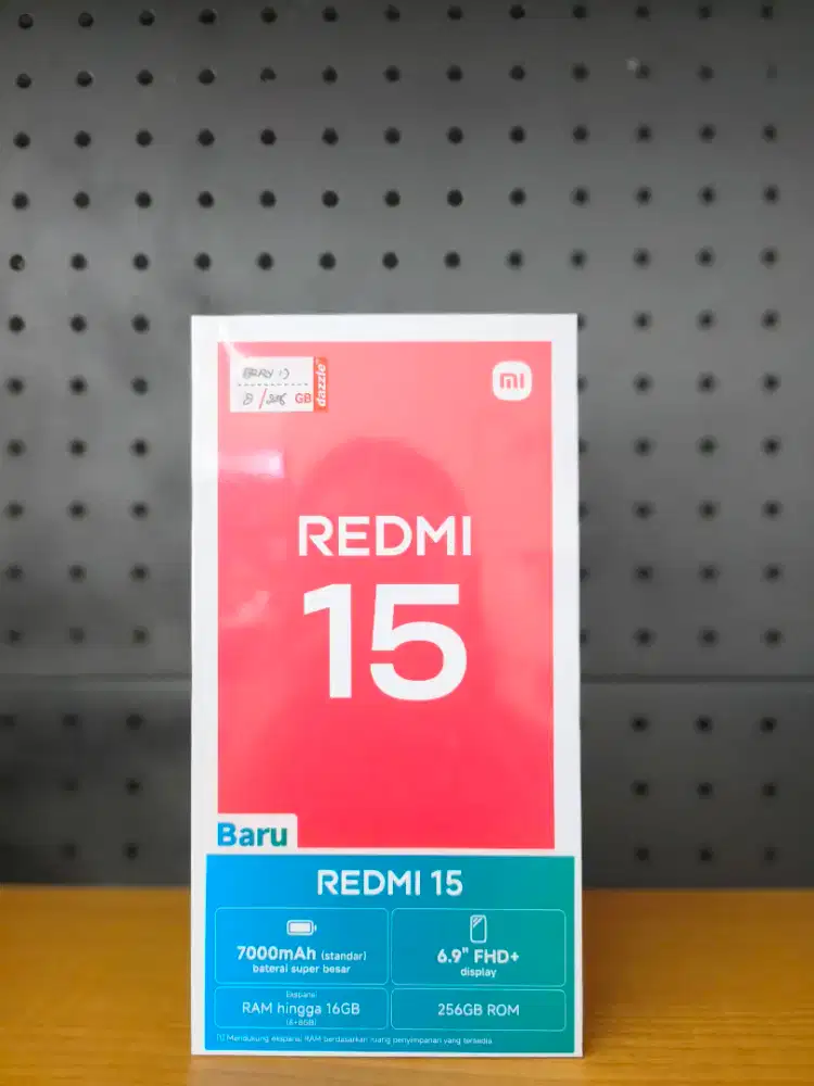 REDMI 15 8/128 GB HARGA TERJANGKAU