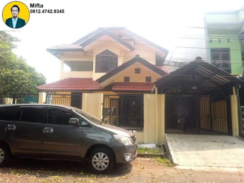 584. Dijual Rumah Hook 2 Lantai Cipinang Indah Duren Sawit Jakarta Timur – 5+1 KT Strategis Dekat Tol