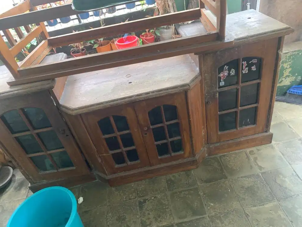 Buffet bupet rak tv kayu