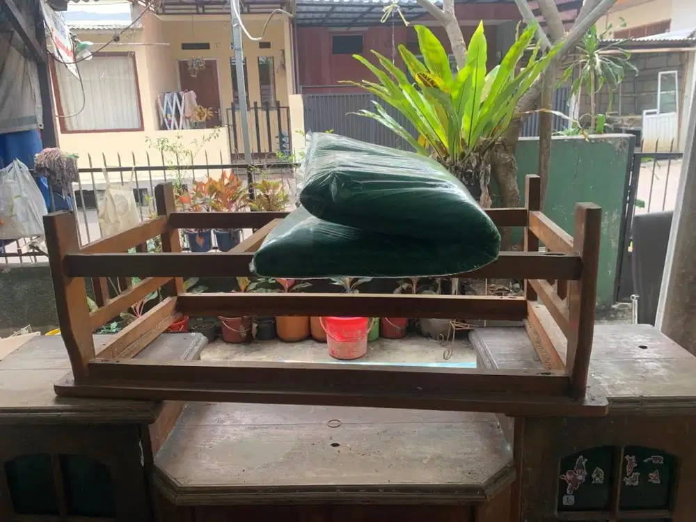 Meja kayu kaca meja tamu