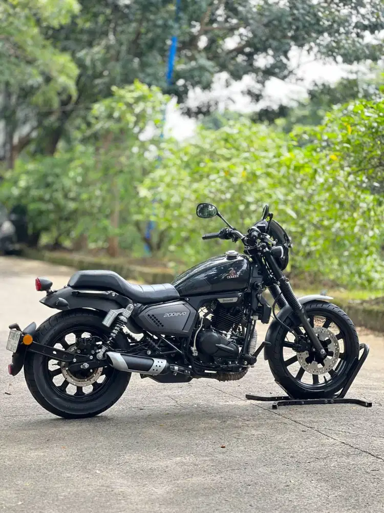 KM 4K AJA! BENELLI MOTOBI 200 EVO HITAM 2024 PAJAK ON SIAP GAS JAUH