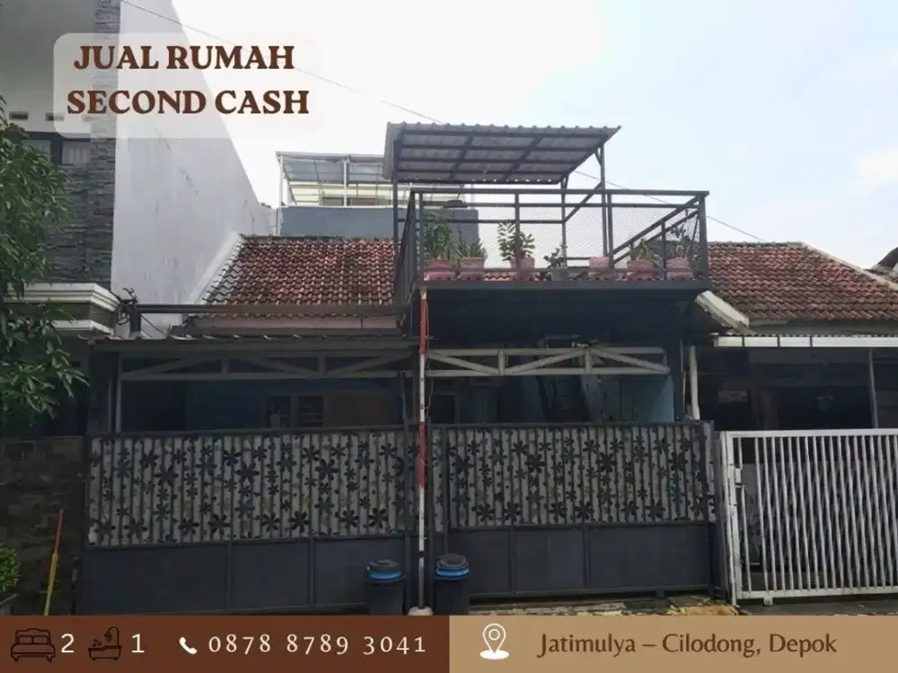 Jual Rumah CASH Murah 595JT di dkt Alun alun GDC Depok Cilodong