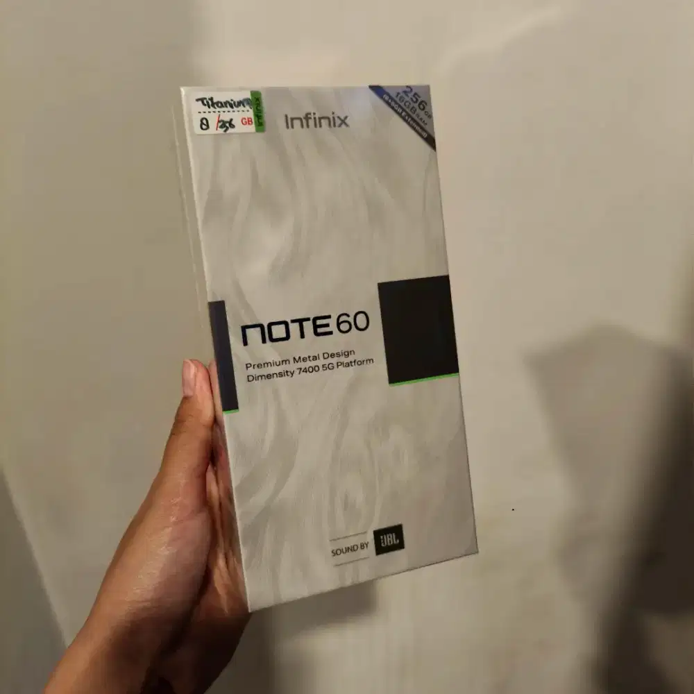 Infinix Note 60 Promo Ram 8+8/256 New