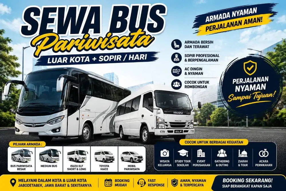 Jasa Sewa Mobil Elf Bus Mudah Murah Terdekat Kab Bogor