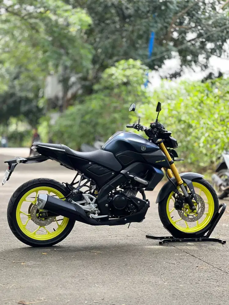 NAKED IDAMAN! YAMAHA MT15 2019 BIRU KM LOW PAJAK HIDUP KAYAK BARU