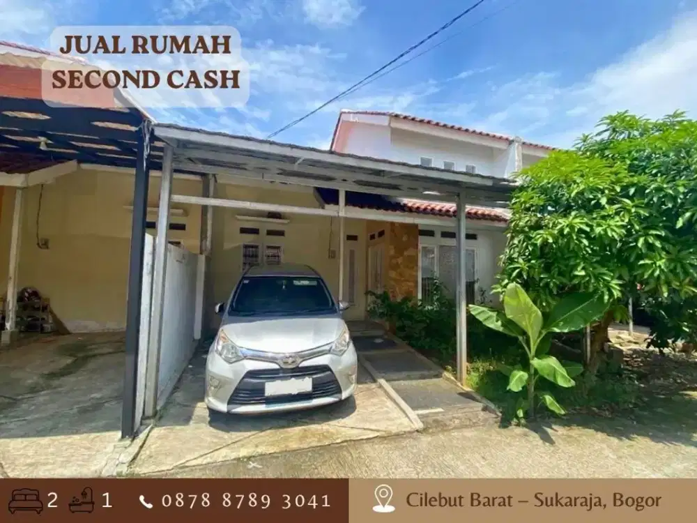 Jual Rumah MURAH 398JT di Nuansa Alam Cilebut Bogor dkt Stasiun