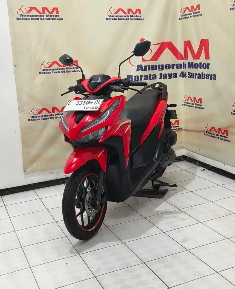 Ready Honda Vario 125 CBS Tahun 2019 merah glossy