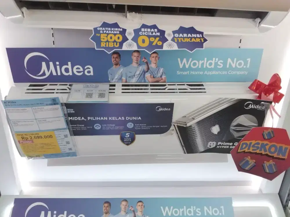 AC Midea 0.5pk Standar
