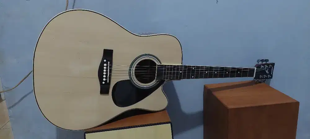 Gitar akustik jumbo tanambesi