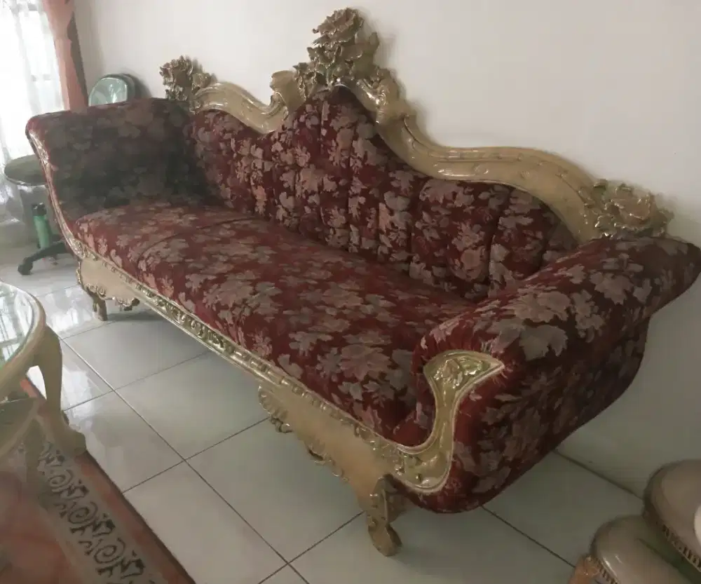 Sofa Jati Tunggal Ukuran Jumbo