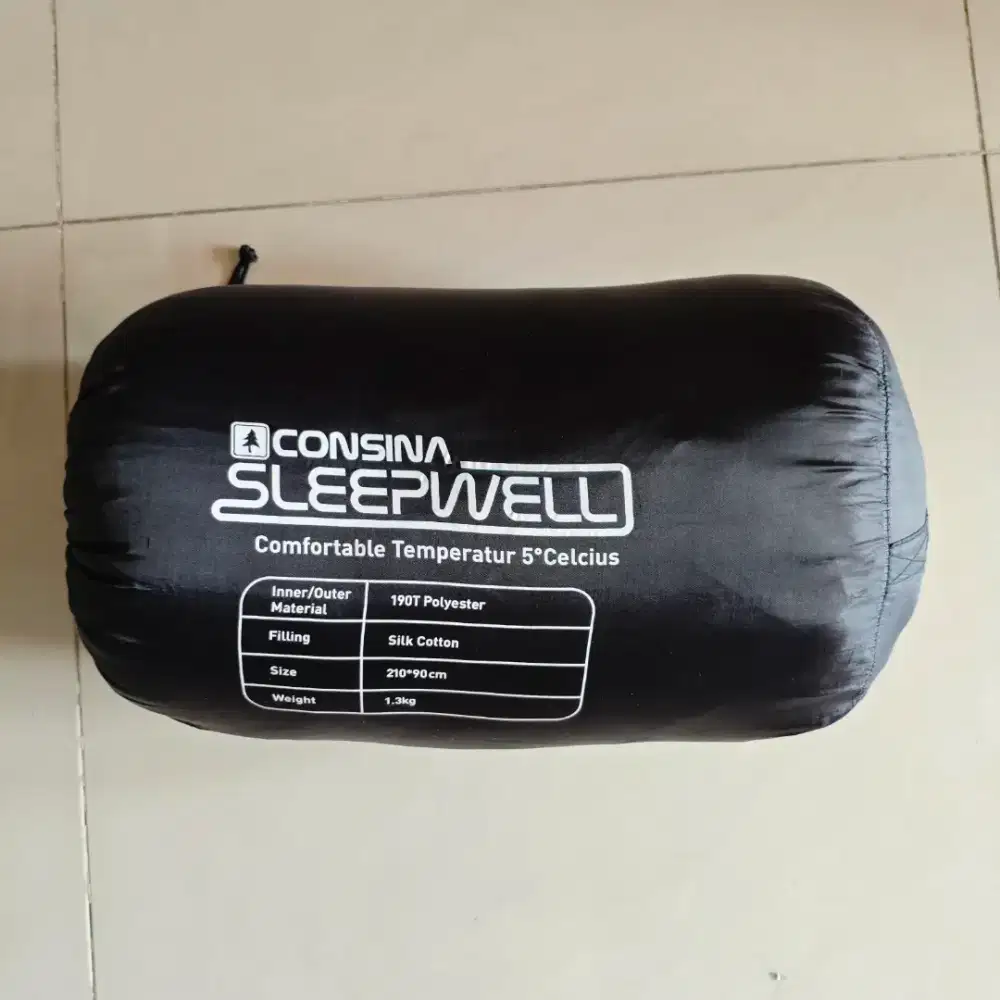 Sleeping Bag Consina Sleepwell - Like New (Baru 1x Pakai)