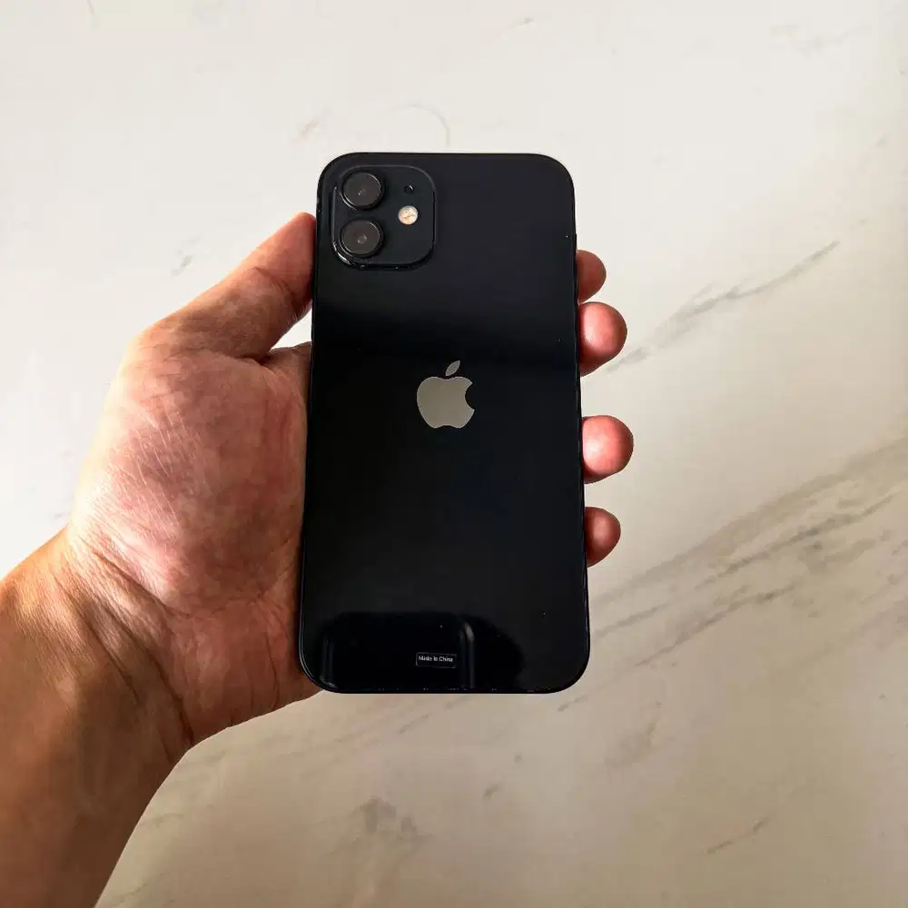 iphone 12 ibox 128 GB Hitam Bonus Adaptor