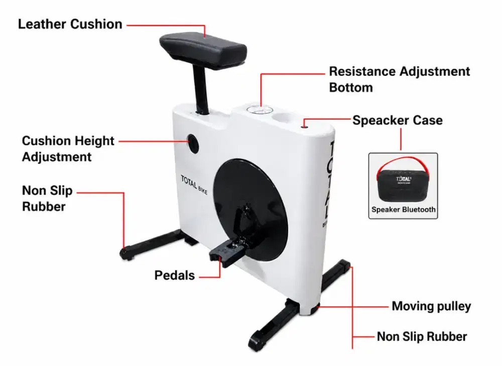 Sepeda Statis Prtable Total Bike
