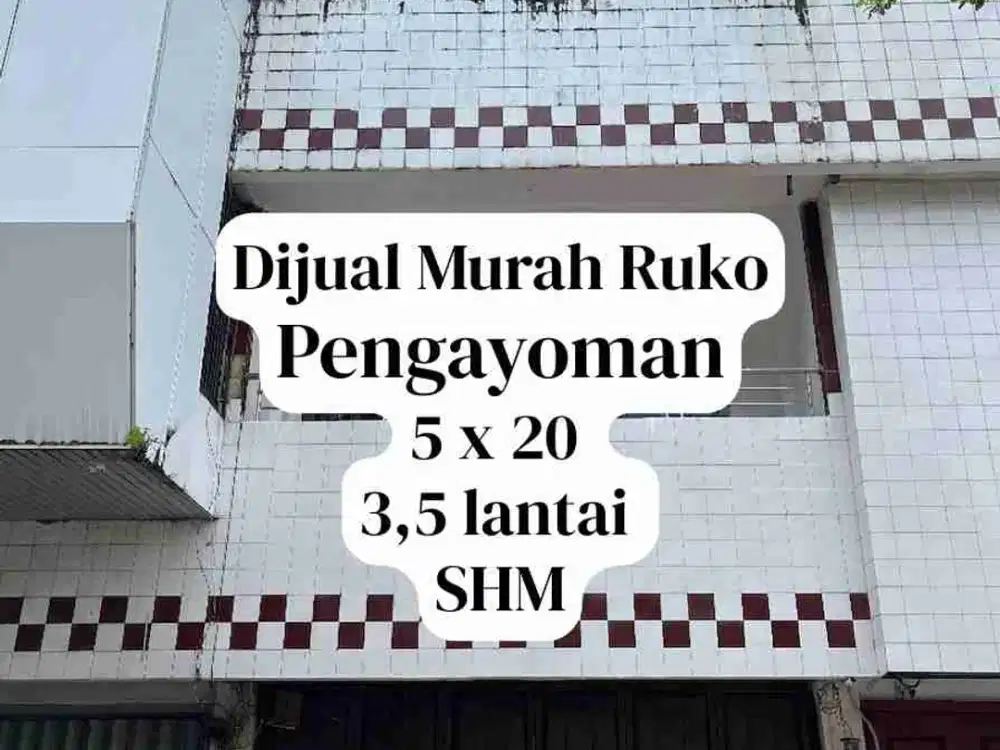 Dijual Murah Ruko 3.5 lantai Jl. Pengayoman Makassar