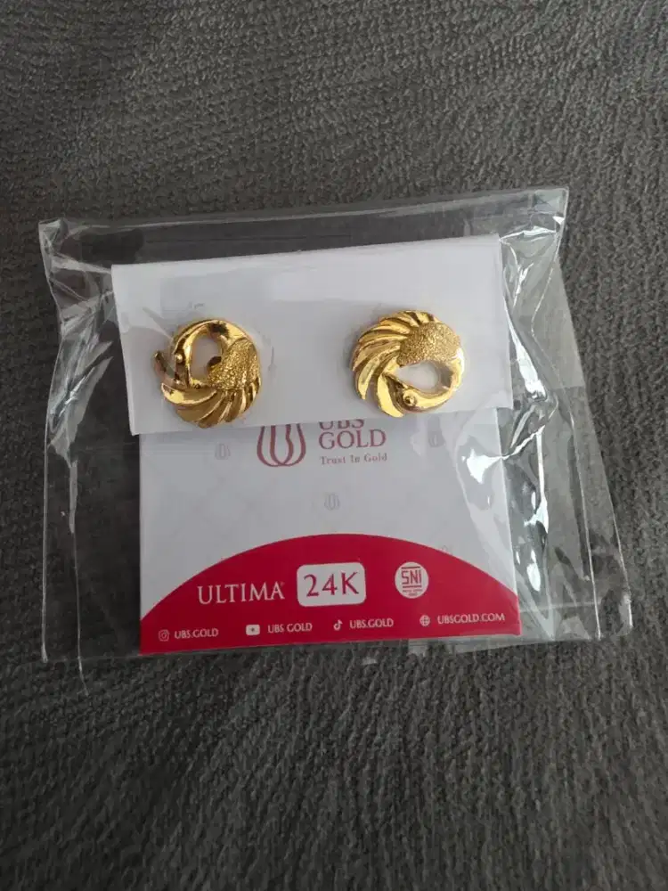 GIWANG EMAS 24 KARAT UBS LIFE STYLE  BERAT 4,21 GRAM