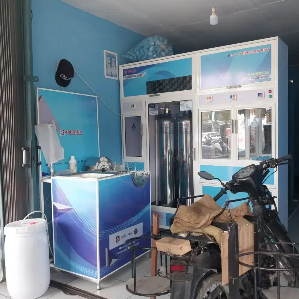 Mesin Air Isi Ulang Air Minum AQUALUX