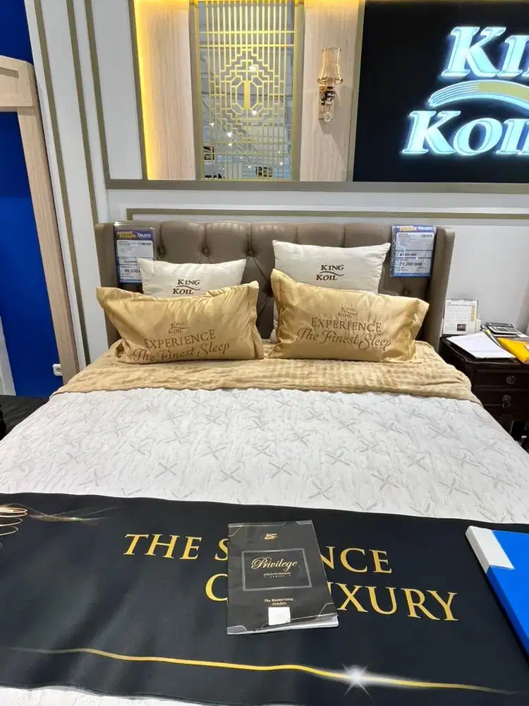 KING KOIL KING MATTRESS 180 X 200 NEW WENDEL M21, BISA CICILAN 0%
