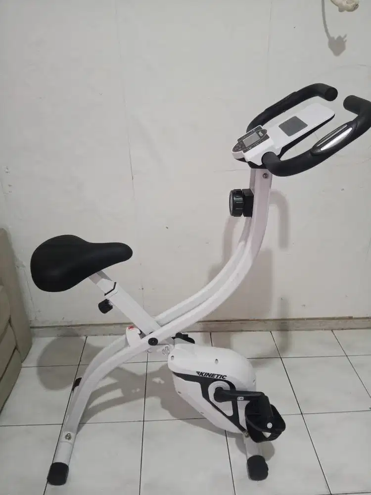 Azko kinetic sepeda statis, alat gym untuk bakar lemak