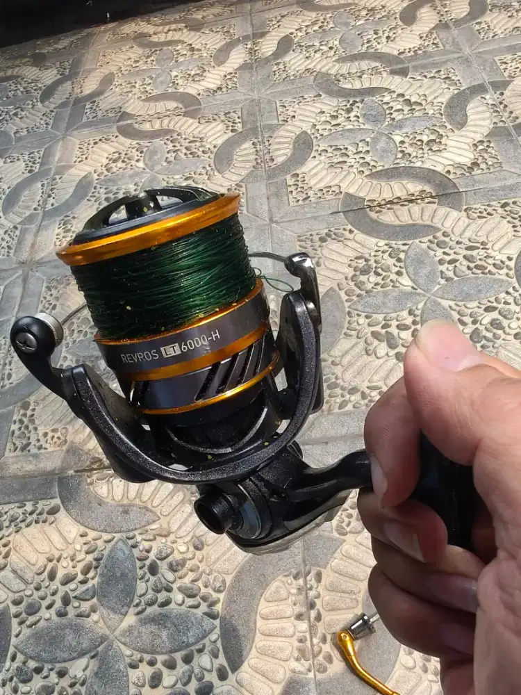 Jual santai reel daiwa revros 6000 bonus golden fish gk4000