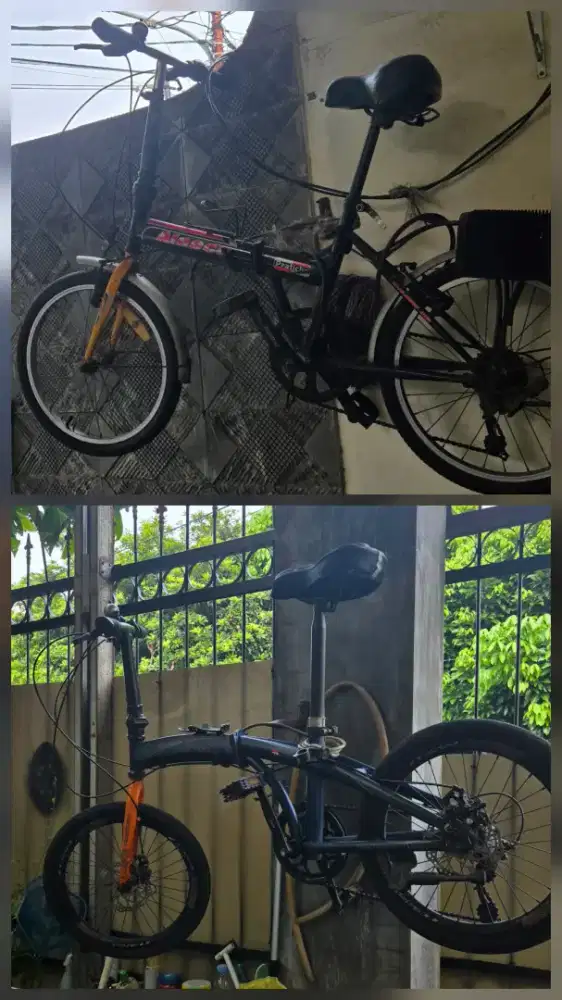 Jual 2 sepeda sekaligus, sepeda lipat