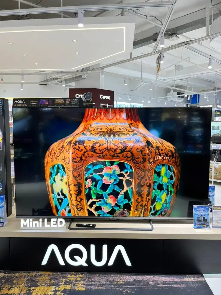 AQUA 4K GOOGLE TV MINILED 85 INCH, BISA CICILAN 0%
