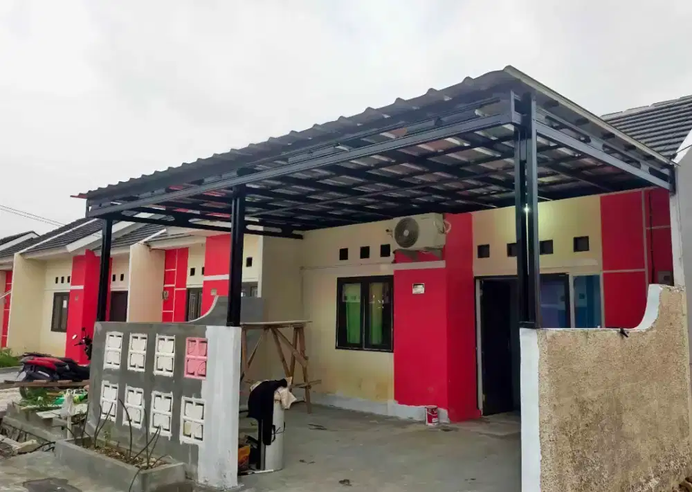 Kanopi baja ringan dan garasi