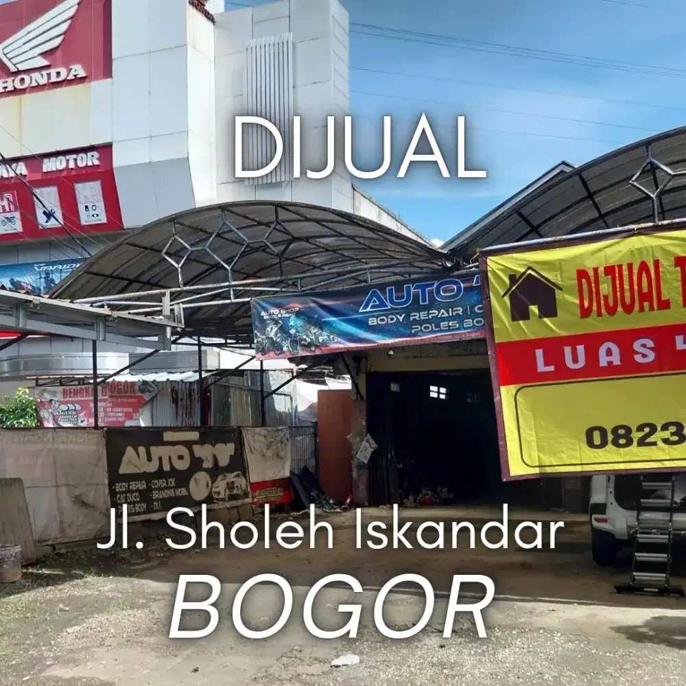 Strategis Jalan Raya KH. Sholeh Iskandar Langsung  Akses Tol
