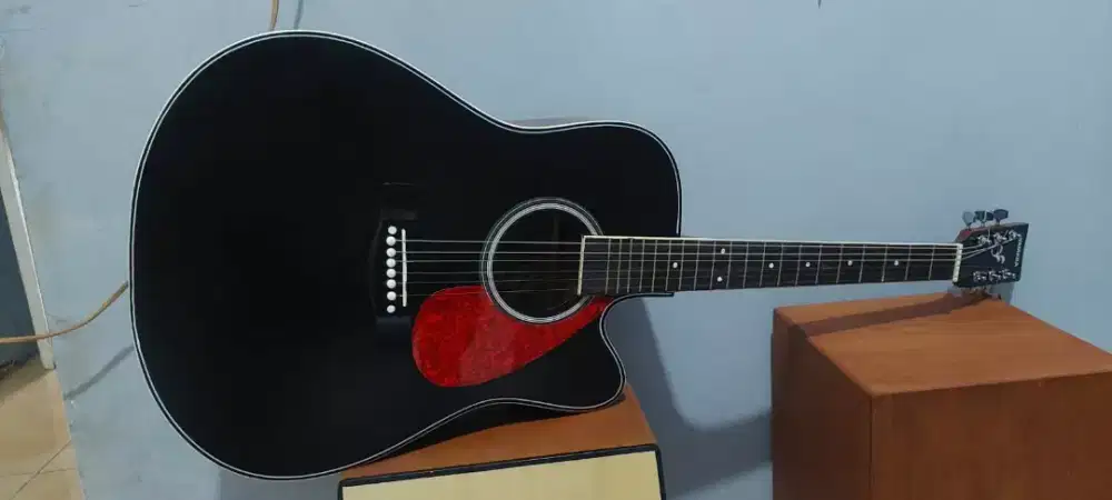 Gitar akustik jumbo tanambesi new jreng
