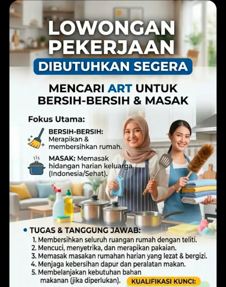 Mencari art ,serabutan dan bisa di andalkan