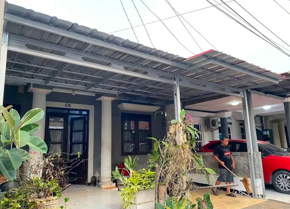 Kanopi baja ringan dan garasi