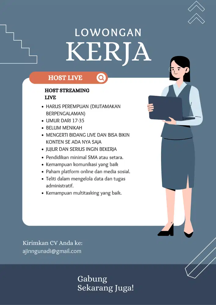 host live streaming berpengalaman