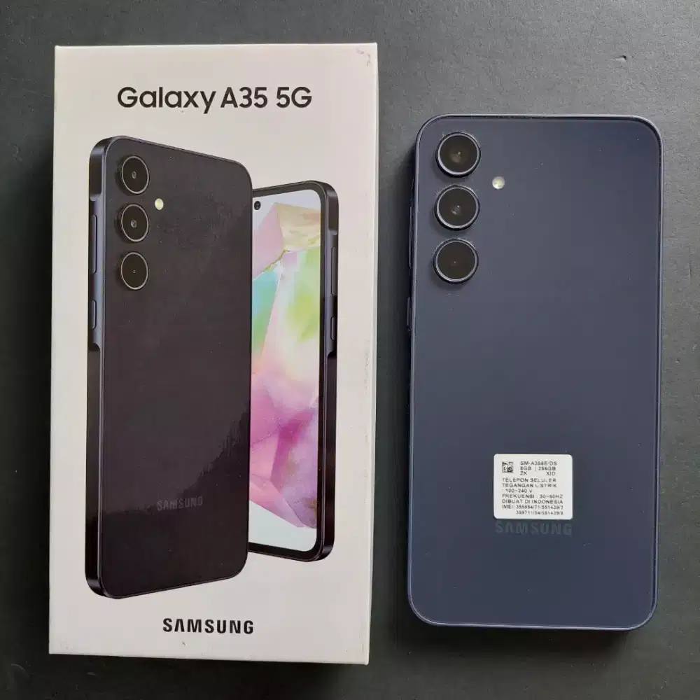 SAMSUNG GALAXY A35 5G 8GB/256GB AWESOME NAVY EX GARANSI RESMI