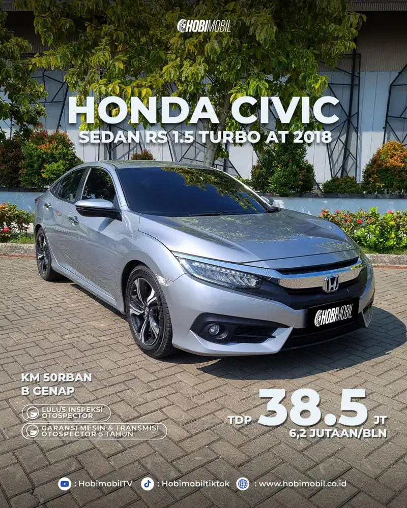 Civic Sedan RS 1.5 Turbo AT Thn 2018