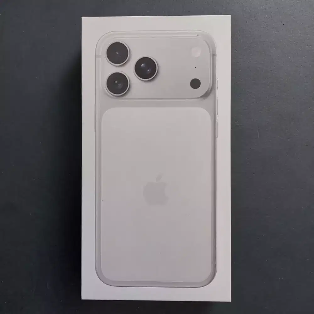 IPHONE 17 PRO MAX 256GB SILVER GARANSI RESMI IBOX