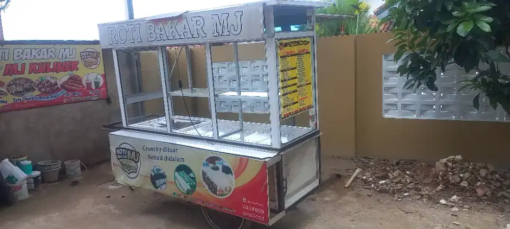 Dijual Gerobak roti bakar
