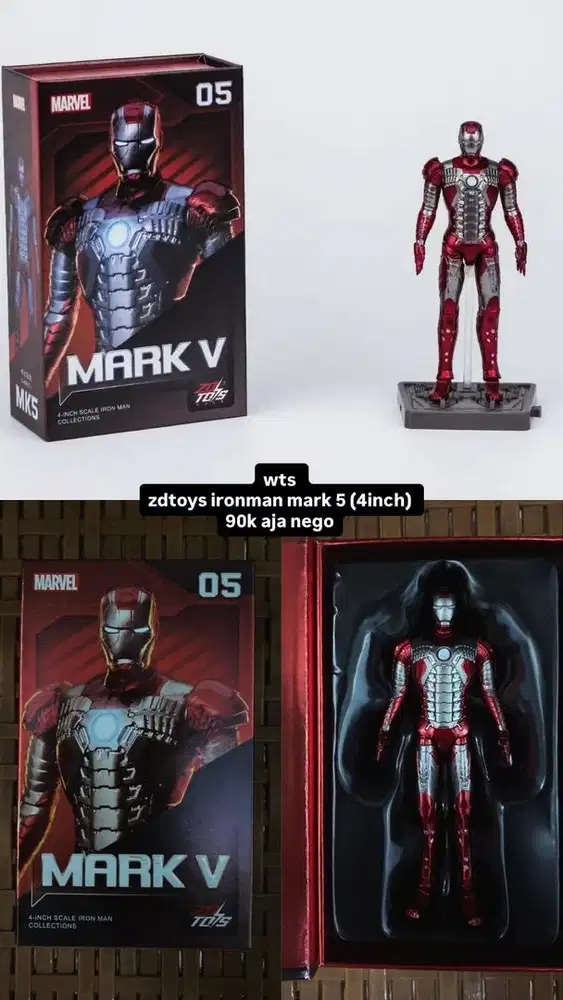 Zdtoys Ironman Mark V (4-inch) Bekas