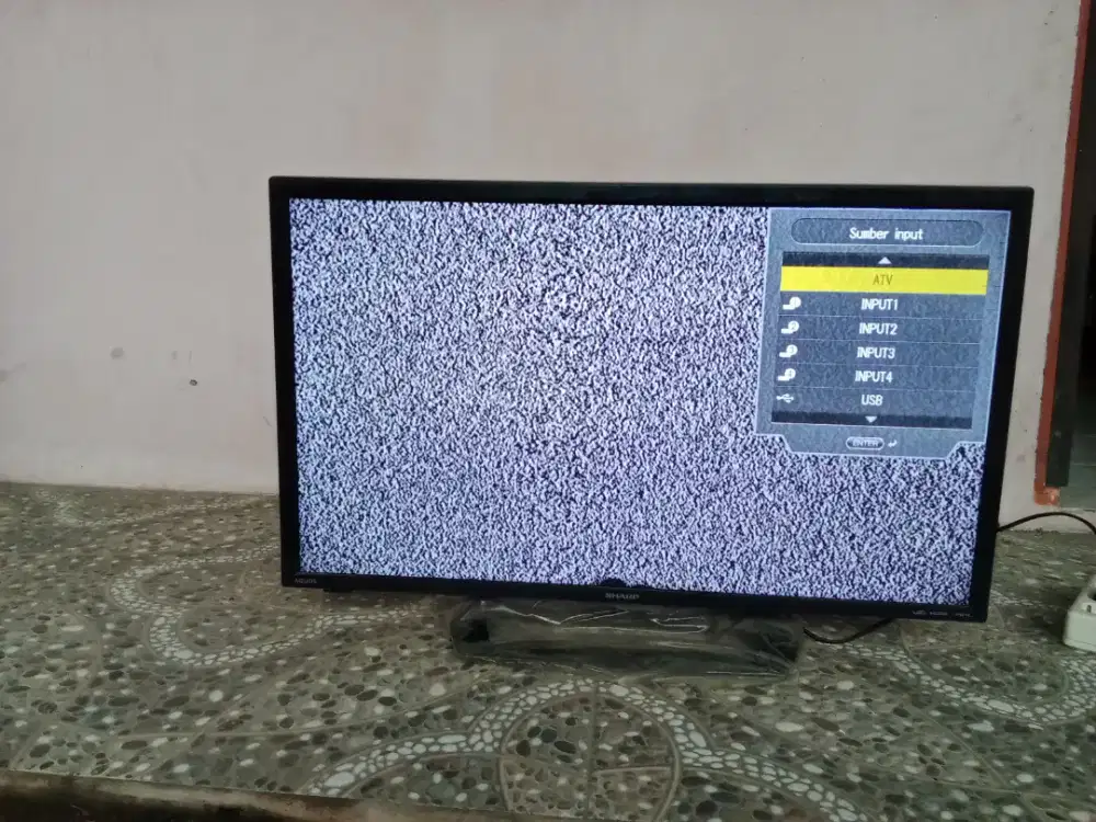 TV TELEVISI SHARP LAYAR 30 INCHI WARNA HITAM