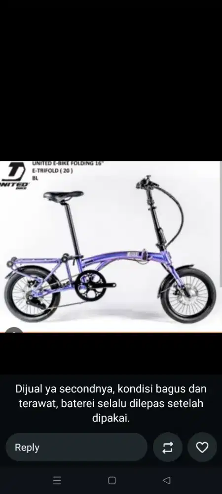 Sepeda listrik murah
