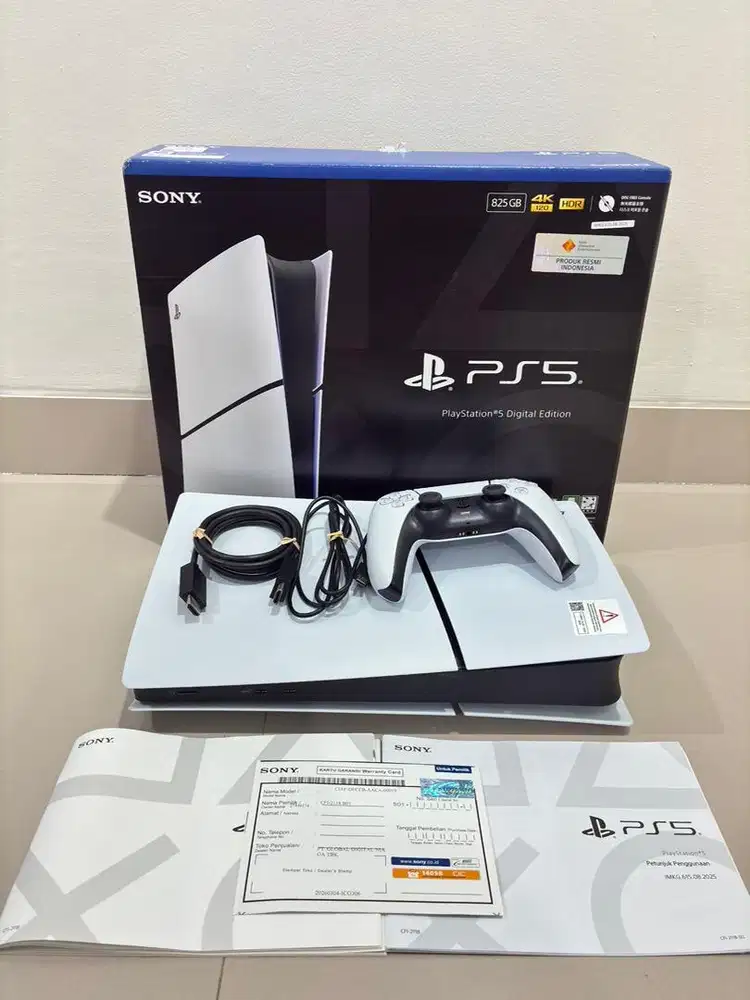 PS5 Slim Digital Edition Tanpa Disc Ex Sony Indonesia