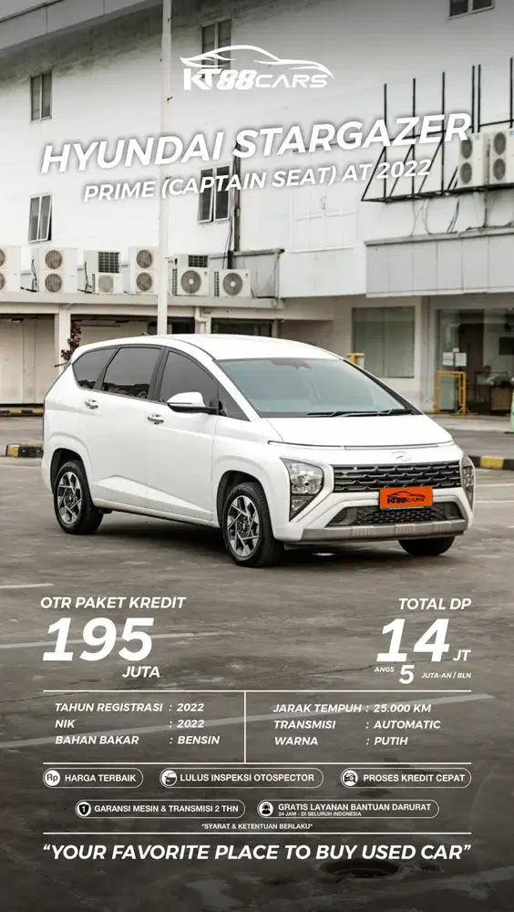 STARGAZER PRIME AT (captain seat)  thn 2022