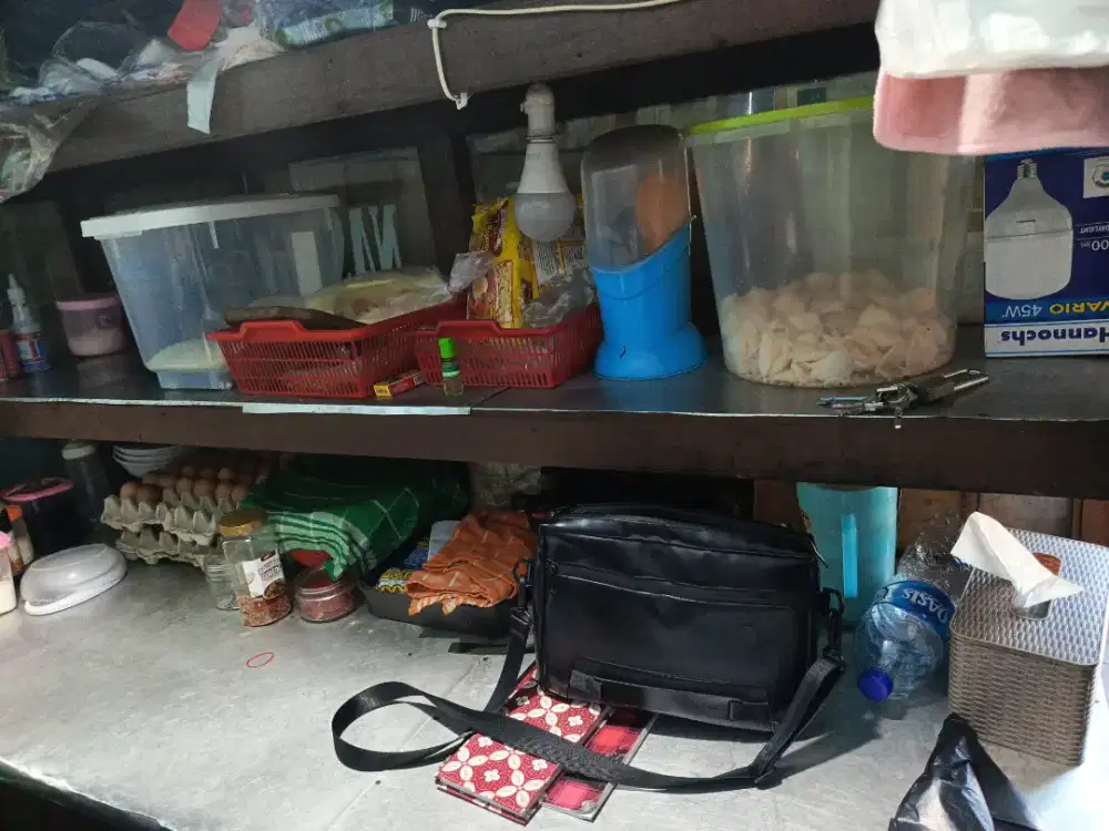 gerobak nasi goreng extra panjang dan kayu kokoh