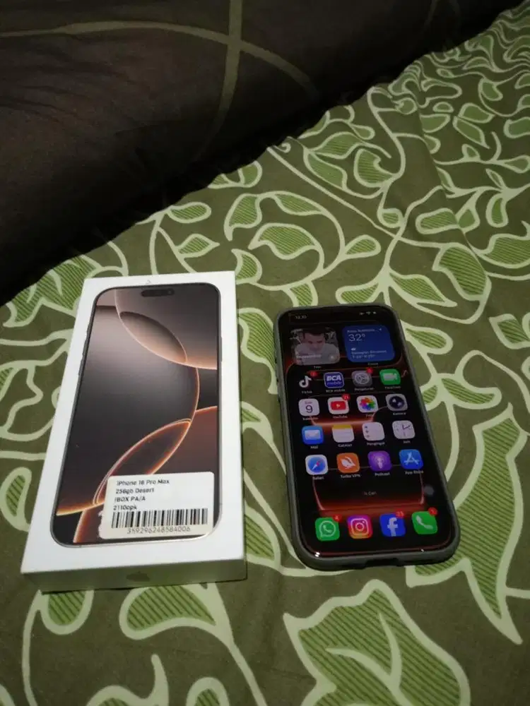 Bismillah jual iphone 16 pro 256 ibox max warna dieset titanium