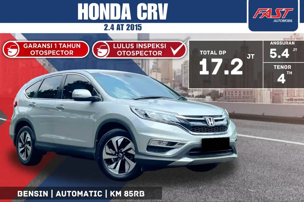 HONDA CRV 2015 2.4 AT LOW KM.85RB & SERVICE RECORD
