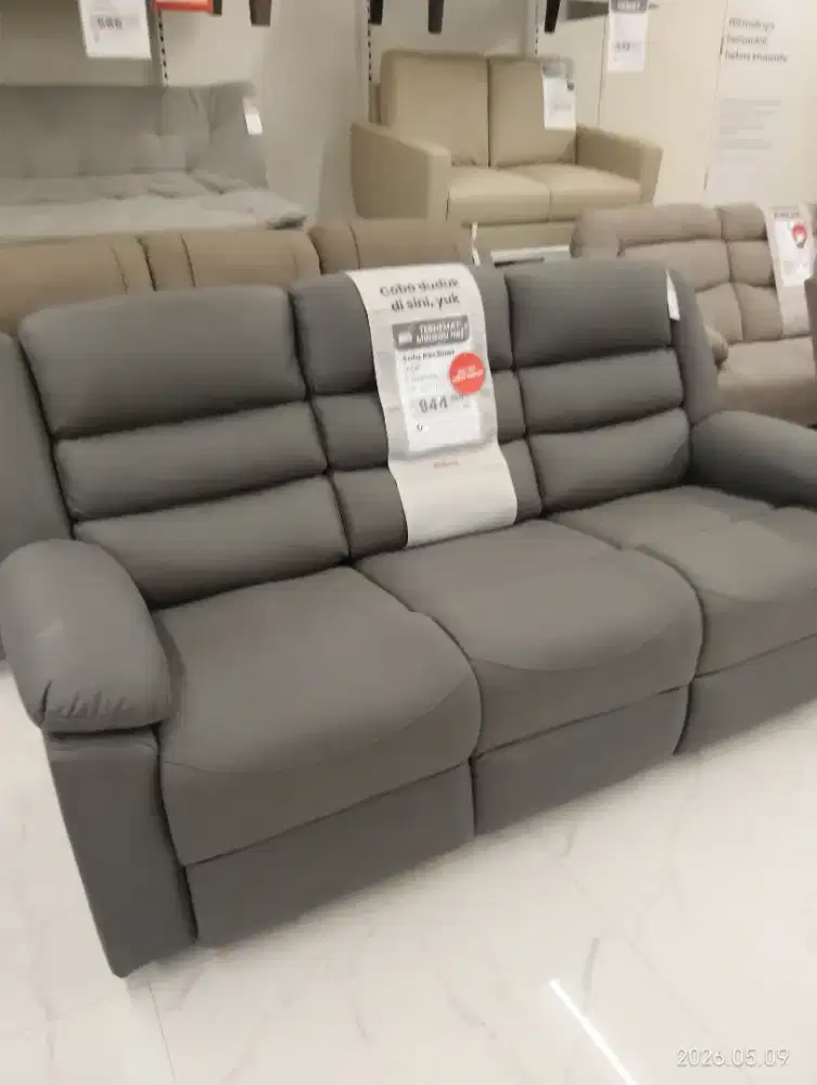 Lexus Set Sofa Fabric 3-2-1 - Abu Abu