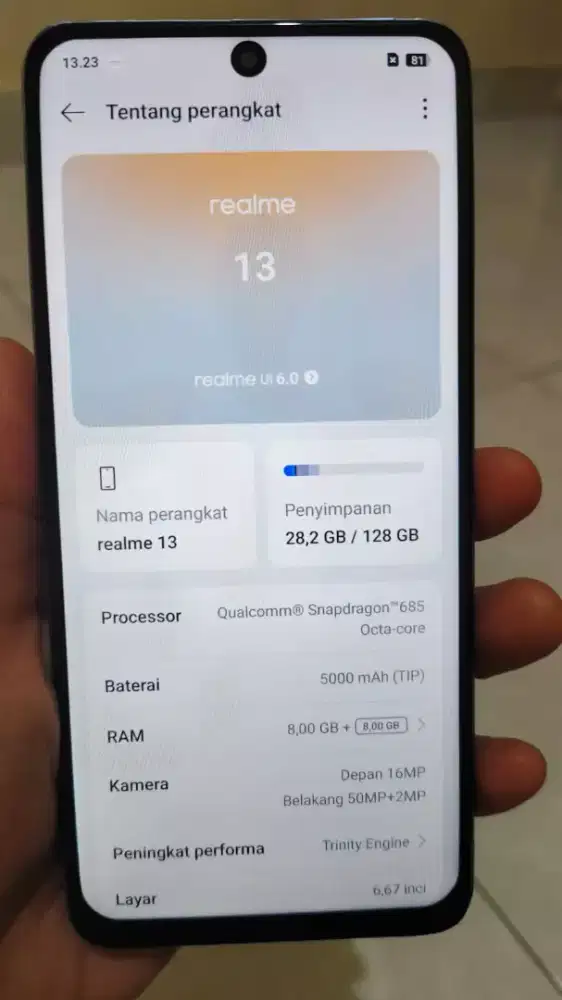 Realme 13 Ram 8/128