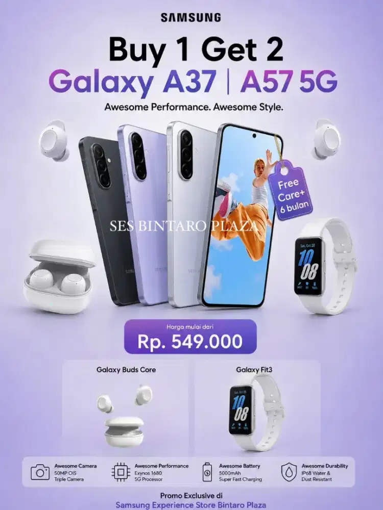 SAMSUNG GALAXY A37 DAN A57
