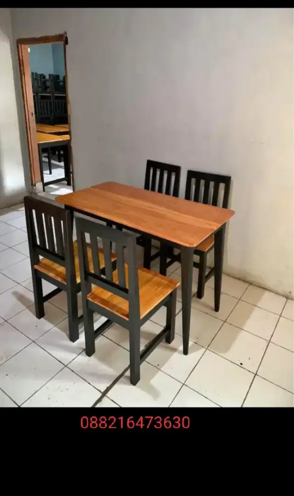 Meja kursi makan dan cafe