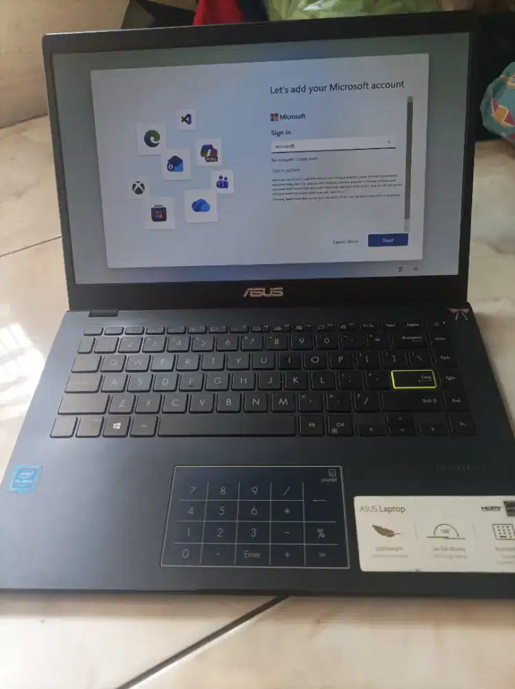 Laptop asus bekas