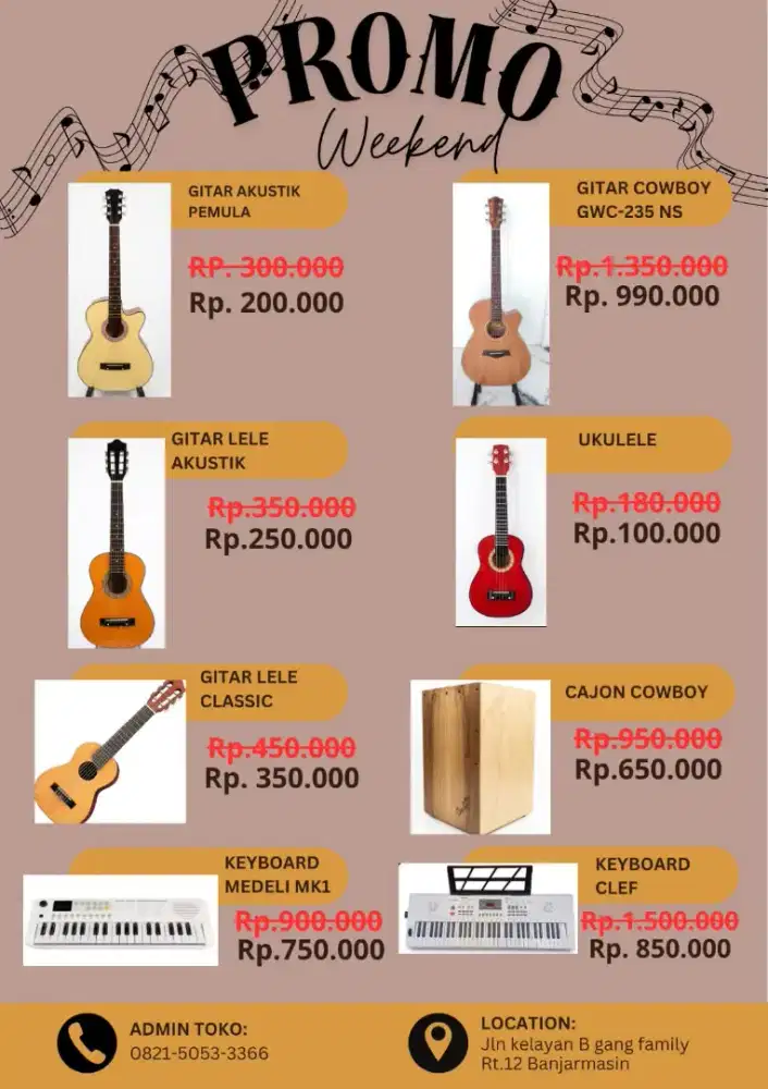PROMO BESAR-BESARAN ALAT MUSIK DAN AUDIO SYSTEM