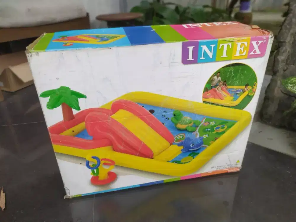 Kolam renang anak Intex + pompa listrik